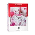 thumbnail image 7 of SUSSEXHOME Pink Paris Cotton Duvet Cover Set, Full Size Duvet Cover, 1 Duvet Cover, 1 Fitted Sheet and 2 Pillowcases, Iron Safe, Hypoallergenic, Breathable , Machine Washable, Child Room, 7 of 7
