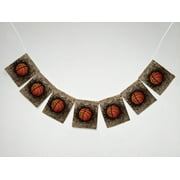 YKCG Brick Wall Basketball Sports Vintage Banner Bunting Garland Flag Sign for Home Family Party Decoration