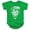 Kelly Green, variant on Batman Joker Red On Black Unisex Infant Snap Suit for Baby (18 Months) Black