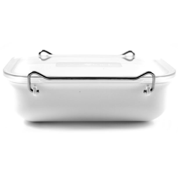 Click Clack White Locking Everyday Storage Container, 0.6 Quart