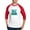 Red/White, variant on CafePress - THE JOURNEYS ON Baseball Jersey - Cotton Baseball Jersey, 3/4 Raglan Sleeve Shirt