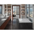 thumbnail image 2 of Malibu Home Delray Rectangle Whirlpool Bathtub 84"x 42"x 22" in Biscuit, 2 of 5