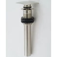 thumbnail image 1 of Jaclo 824-WH C.O. Style Square Top Finger Touch Drain without Overflow Holes, White, 1 of 2