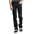thumbnail image 3 of Victorious Men's Slim Fit Unwashed Raw Denim Jeans DL980 - Black - 38/32, 3 of 6