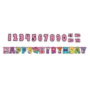 Hello Kitty Rainbow 10 1/2ft. Letter Banner (Each) - Party Supplies