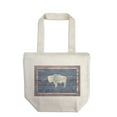 thumbnail image 1 of Rustic Wyoming State Flag (100% Cotton Canvas Reusable Tote Bag), 1 of 2