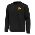 thumbnail image 2 of Men's Antigua Black Iowa Hawkeyes Relevant Pullover Sweatshirt, 2 of 3