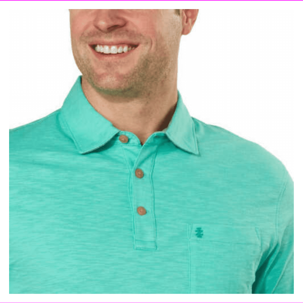 izod men's polo shirts with pocket