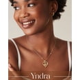 thumbnail image 2 of Yndra 18K Gold Plated Heart Necklace for Women,S925 Sterling Silver November Citrine Birthstone Butterfly Pendant Necklace,Jewelry Gift for Her Wife Mom Girlfriend,Birthday Mother’s Day Gift, 2 of 11