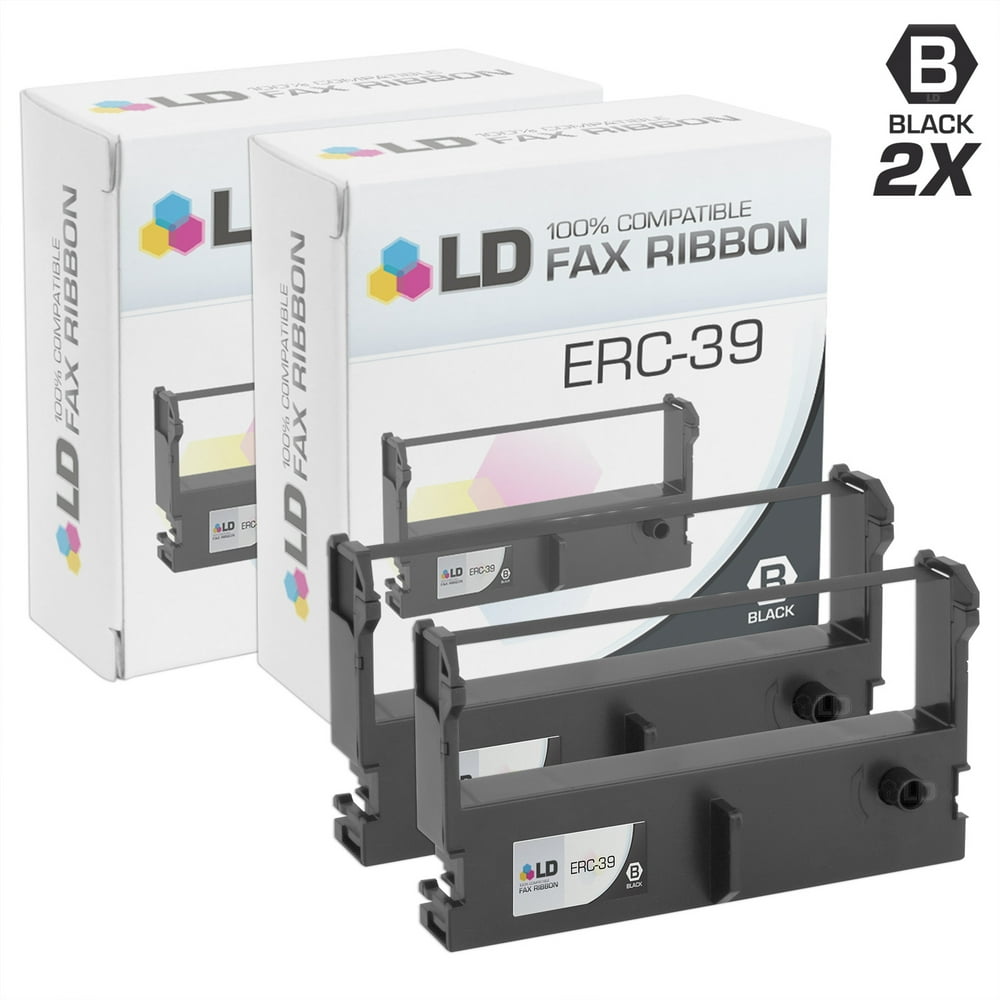 LD Compatible Printer Ribbon Cartridge Replacement for Epson ERC39