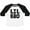 Baseball White and Black, variant on Little Brother Lil Bro Boys Boys Toddler T-Shirt