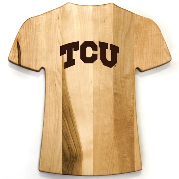 Baseball BBQ  TCU Horned Frogs Jersey Style Cutting Board