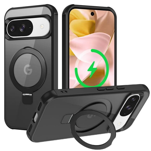Funda Casehas para Google Pixel 10 Pro con soporte magnético, color negro