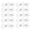 thumbnail image 2 of Lomaiwei 90-Degree Low-Stress Training Clamps,10pc Plants Bending Tools for Controlled Growth and Gardening Plant Training Clips White, 2 of 4