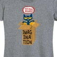 thumbnail image 3 of Pete The Cat - Pete In Imagination Box - Women's Short Sleeve Graphic T-Shirt, 3 of 6