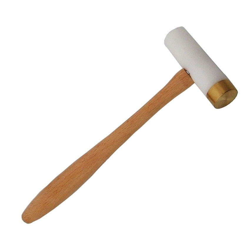 Hammer Brass & Nylon 1" Face Head 6 Oz Jewelers Mallet Metalsmith
