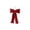 Gold, Silver, Red, variant on PONPRNGY 1Pc Sequin Velvet Christmas Bow, Glitter Xmas Hanging Ornament for Holiday Party Indoor Outdoor Wreath Garland Stairs Decoration