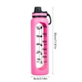 thumbnail image 3 of Glass Shaker Bottle, DELESYS Transparent Scale Glass Cup, BPA-Free Blender Shaker Bottle for Protein Mixes Fitness, 3 of 6
