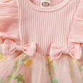 thumbnail image 6 of QUOTAY Baby Girls' Footies & Rompers Embroidered Floral with Matching Skirt and Headband Set Soft Crawler Outfit Bodysuit Red,70, 6 of 9