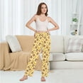 thumbnail image 6 of joogoo Women Cute Monkey Banana Pajamas Pants Lounge Bottoms Pjs with Pockets XXL, 6 of 8