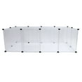 thumbnail image 2 of Pet Fence Portable Easy Assembly Translucent Plastic Cat Dog Enclosure for Small Medium Pet, 2 of 8
