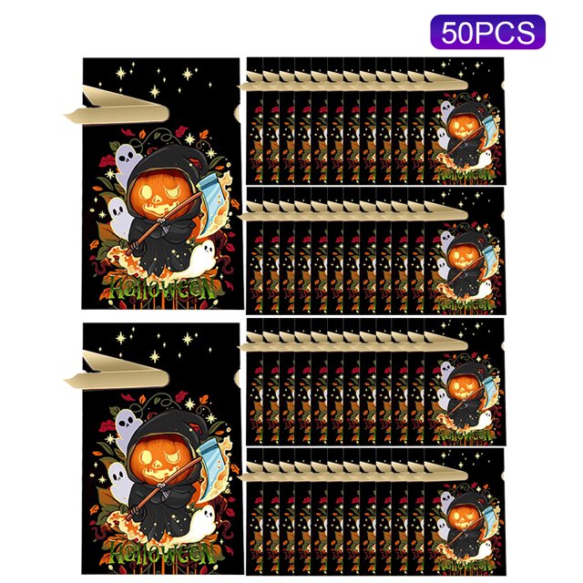 50 bolsas de dulces y golosinas con orejas de conejo, bolsas de dulces de Halloween con cordón para niños