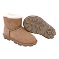 thumbnail image 4 of Kirkland Signature Kid's Girls Shearling Sheepskin Boot - Warm Easy On Winter Boot (Chestnut, 13 Little Kid), 4 of 5