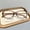 Tea frame, variant on Tortoise Shell Oval Eyeglasses Frame, Classic Retro Fashion Non-Prescription Glasses-Anti blue light reading glasses+1.50-gradient tea