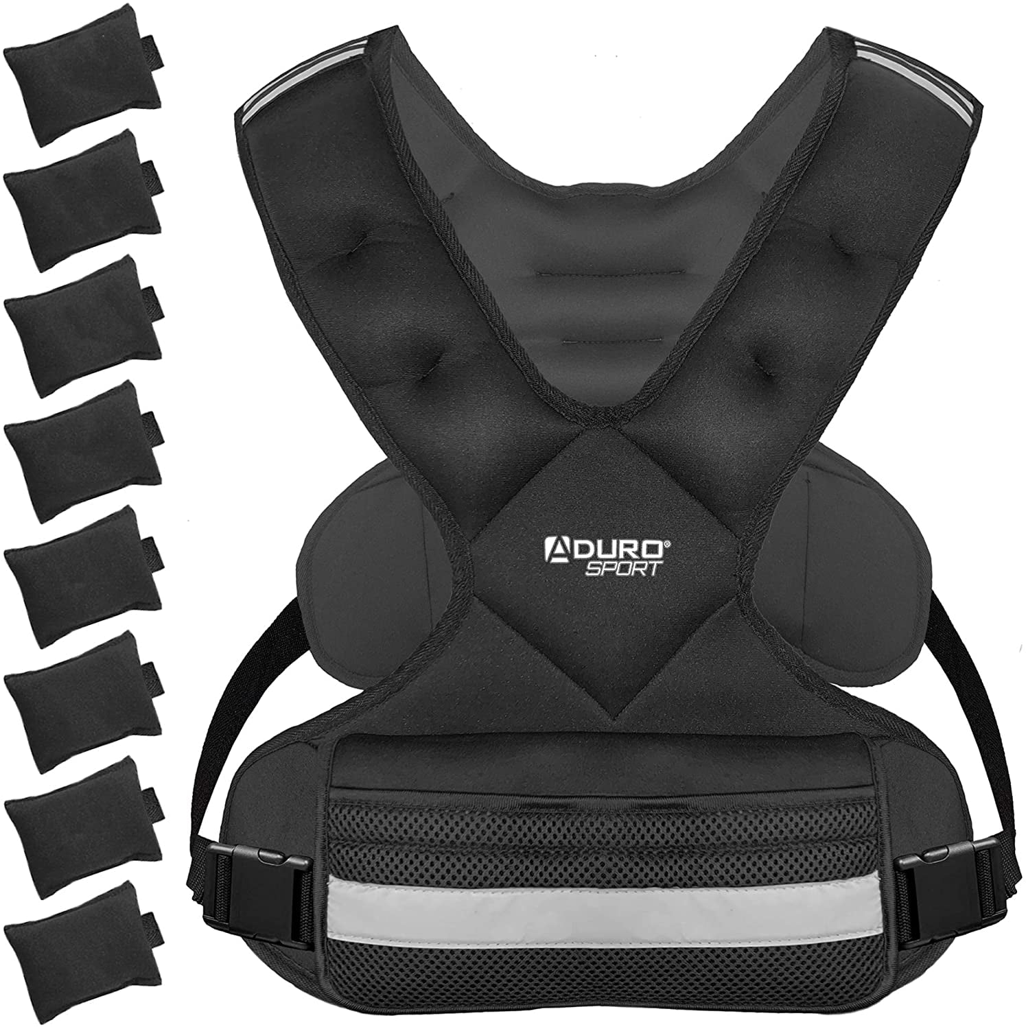 Multicolor Sport Weighted Vest Workout Equipment 44lbs Body Weight Vest for Men and Women Voberry Weighted Vest 