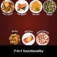 thumbnail image 3 of Ninja Air Fryer Pro XL 7-in-1, Max Crisp Tech, 450F for Hotter, Crispy Results, 6.5 QT Capacity fits 9lb wings, Max Crisp, Broil, Air Fry, Roast, Bake, Reheat, Dehydrate, Space Saving, Grey, AF182AMZ, 3 of 4
