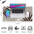 thumbnail image 5 of Long Mouse Pads for Desk,Brown Boho Geometric and Plant Pattern Desk Mats on Top Of Desks, Desk Mouse Pad Extra Large with 3mm Non-Slip Base and Stitched Edge for Gaming,Office,Work,Home 31.5"x15.7", 5 of 6