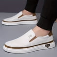 thumbnail image 2 of Men's Solid Color Slip On Loafer Shoes,  Walking Shoes for Men's Outdoor Activities Comfy Non Slip Casual Durable, 2 of 9