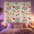 thumbnail image 2 of Sweater Weather Text with Mugs and Maple Leaves, Cozy Illustration for Cozy Decor Fans, Graphic Wall Art, Housewarming Gift, Tapestry Wall Hanging for Kitchen and Dorm, 2 of 7