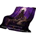 thumbnail image 2 of StlyGar Halloween Throw Blanket Ultra Soft Plush Fleece with Spooky Pumpkins Cozy Lightweight Flannel Throw for Sofa Bed Couch Halloween Decor, 2 of 6