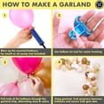 thumbnail image 6 of Neutral Brown Balloon Garland Arch Kit with White, Tan, Brown, Gold Confetti Balloons, 6 of 7