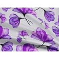 thumbnail image 4 of oneOone Rayon Purple Fabric Florals Dress Material Fabric Print Fabric By The Yard 56 Inch Wide, 4 of 6