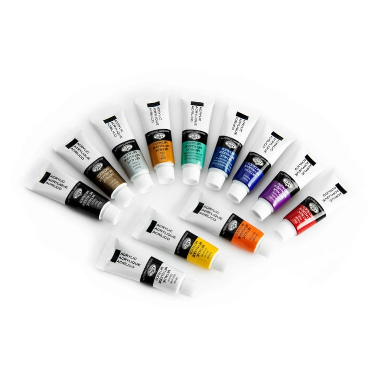 Royal & Langnickel Artists Acrylic Paints: Metallics - 12pc Royal & Langnickel Artists Acrylic Paints: Metallics - 12pc
