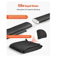 thumbnail image 3 of Flood Barriers 10 Pack, 5x0.7ft Sandless Sandbags - Water Activated Flood Protection for Basements, Doors, Garage - Reusable Flood Control Bags with Bucket, 3 of 9