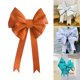 thumbnail image 4 of Accesorios de decoración con lazo, lazo gigante para festivales navideños en interiores y exteriores. naranja, 4 of 9
