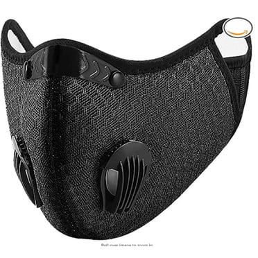 Performance Sports Face Mask with Activated Carbon Filter and Breathing ...