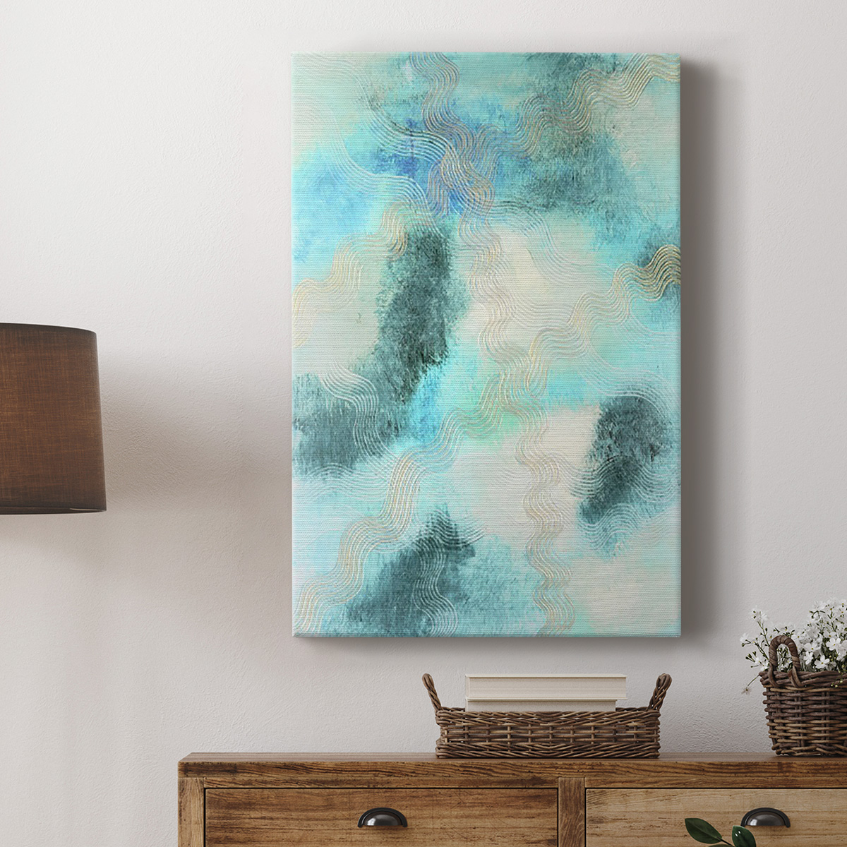 Blue Shift II Premium Gallery Wrapped Canvas - Ready to Hang