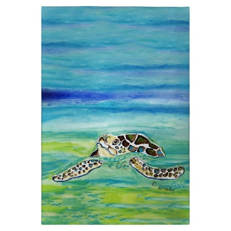 

Betsy Drake GT1197 Sea Turtle Surfacing Guest Towel
