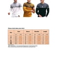 thumbnail image 2 of Frontwalk Men Pullover Crew Neck Jumper Top Long Sleeve Sweater Fall Warm Knitted Tops Knit Yellow XL, 2 of 2