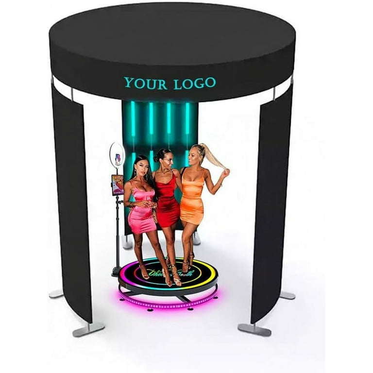 Customizable Led Enclosure for the 360 Photo booth, Photobooth Backdrop