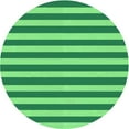 thumbnail image 1 of Ahgly Company Indoor Round Patterned Stoplight Go Green Area Rugs, 6' Round, 1 of 6