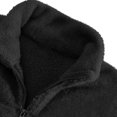 thumbnail image 5 of Levmjia Men's Sherpa Lined Stand Collar Jacket 100% Polyester Double Faced Fleece Coat Slim Fit Thickened Outerwear Solid Color Casual Top Plus Size Warm Winter Wear S-3XL, 5 of 5