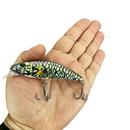 UFISH Electronic Robotic Twitching Fishing Lure Crank Bait Fishing Tackle
