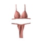 thumbnail image 2 of Traje de baño de 2 piezas para mujer, trajes de baño para mujer, bikini dividido para mujer, bikini liso, conjunto de traje de baño dividido de dos piezas para mujer, 2 of 5