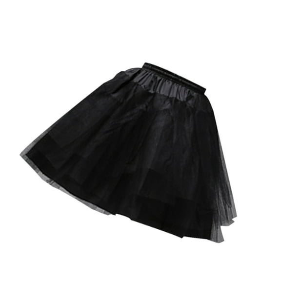 HEANUJJ Girl Tutu Skirt Tutu Skirt Black 1Pcs Acetate Fibre Cosplay For Ladies Women