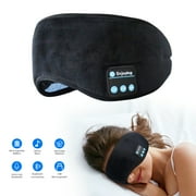 SYPVRY Sleep Headphones Bluetooth Eye Mask with 10+ Hrs Playing Music V5.3 Sleep Mask Headphones for Side Sleepers Office Travel